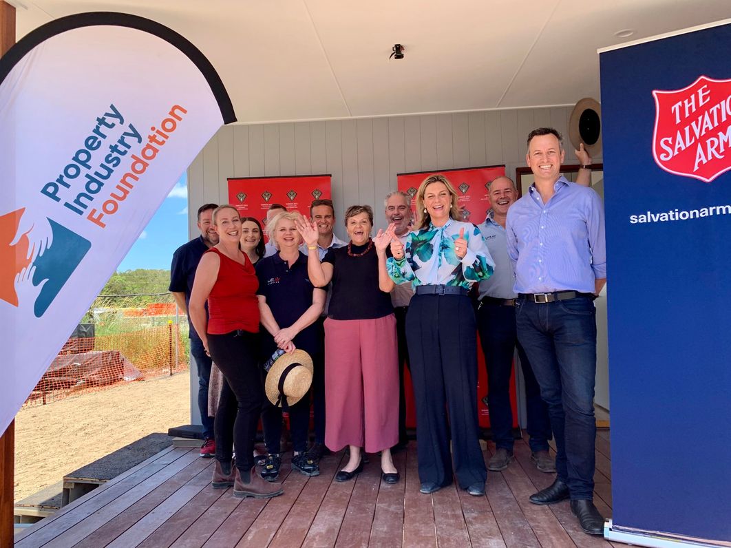 Property Industry Foundation Haven House Ruth salvation Army Modular Home