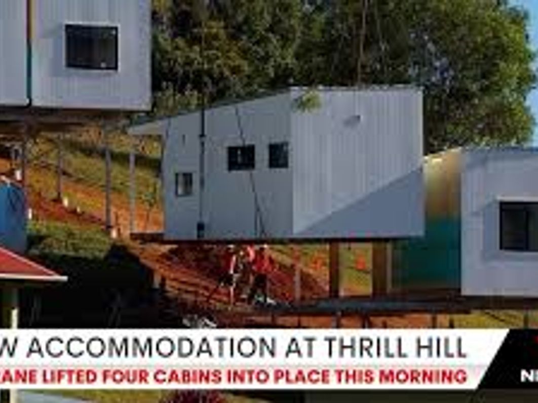 thrillhillcabins modular cabin delivery